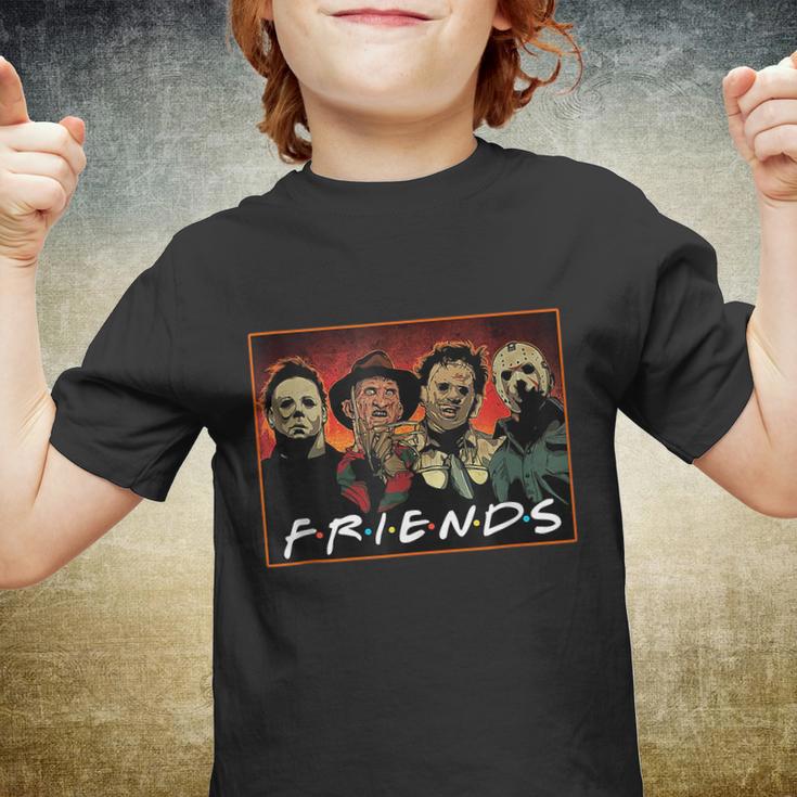 Halloween Friends Halloween Horror Movies Characters Tshirt Youth T-shirt