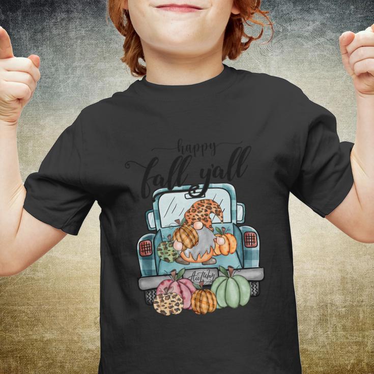 Happy Fall Yall Thanksgiving Quote V3 Youth T-shirt