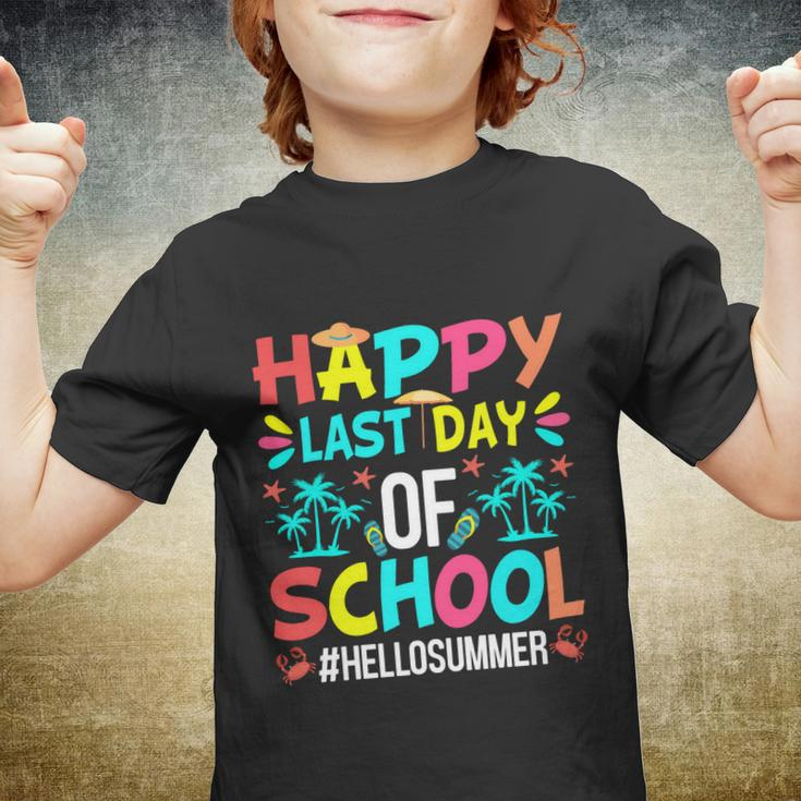 Happy Last Day Of School Hello Summer First Day Of Summer Gift Youth T-shirt
