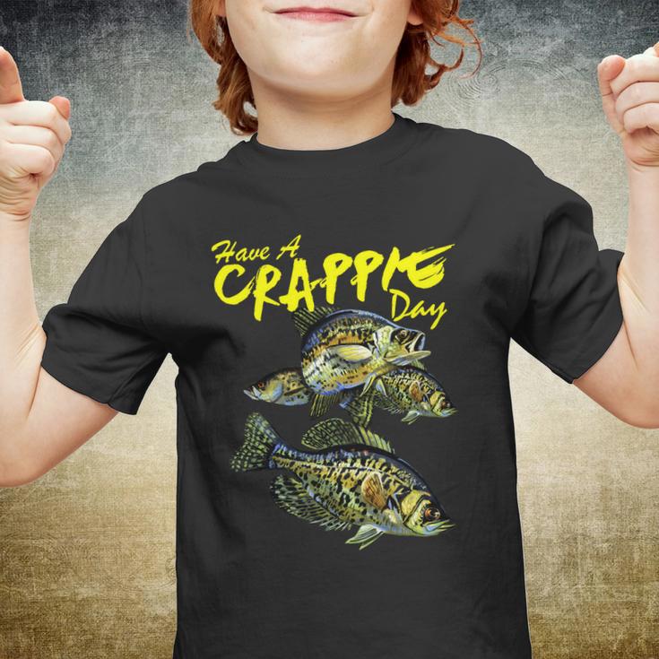 Have A Crappie Day Panfish Funny Fishing Youth T-shirt