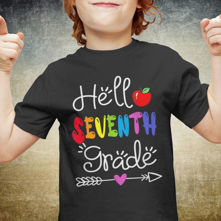 Hello 7Th Grade Teacher Kids Back To School Youth T-shirt