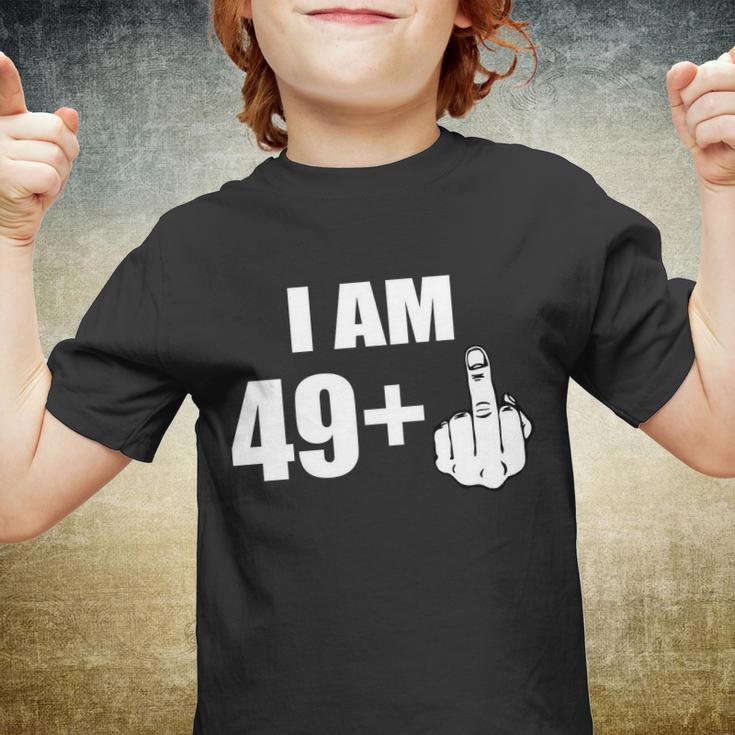 I Am 50 Middle Finger Funny 50Th Birthday Gift T-Shirt Tshirt Youth T-shirt