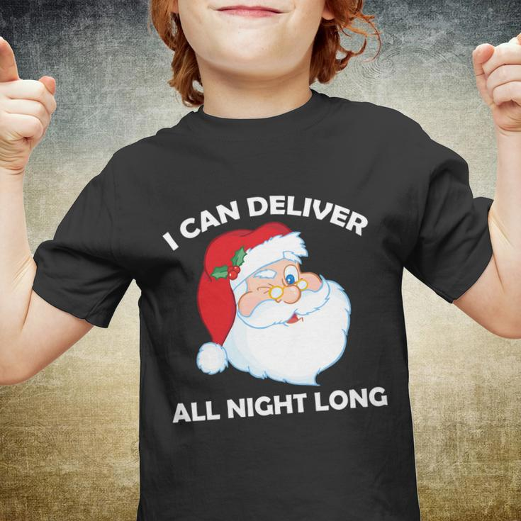 I Can Deliver All Night Long X-Mas Bad Santa Tshirt Youth T-shirt