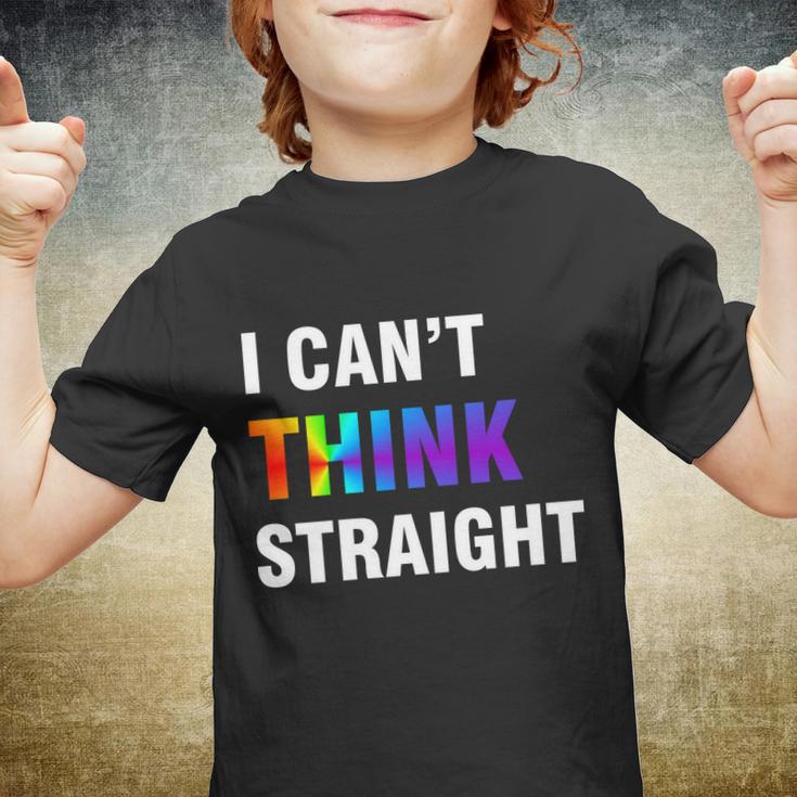 I Cant Think Straight Gay Pride Tshirt Youth T-shirt