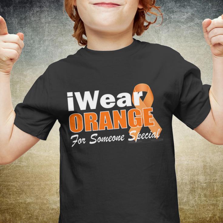 I Wear Orange For Someone I Love Leukemia Tshirt Youth T-shirt