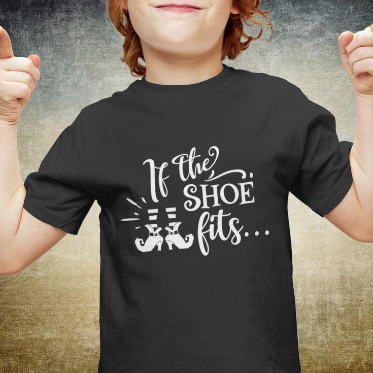 If The Shoe Fits Funny Halloween Quote Youth T-shirt