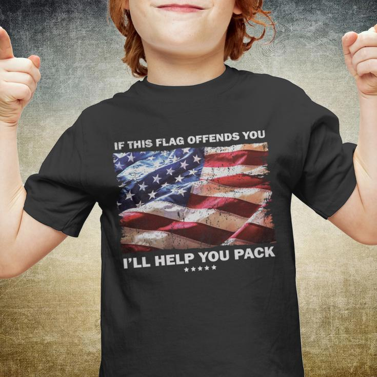 If This Flag Offends You Ill Help You Pack Tshirt Youth T-shirt