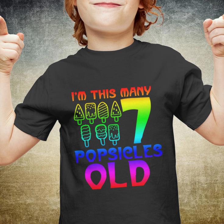 Im This Many Popsicles Old Funny Birthday For Men Women Great Gift Youth T-shirt