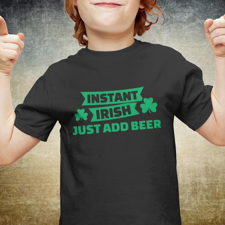 Instant Irish Drinking Beer With Clover St Patricks Day Youth T-shirt