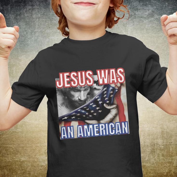 Jesus Was American Usa 4Th Of July Funny Youth T-shirt