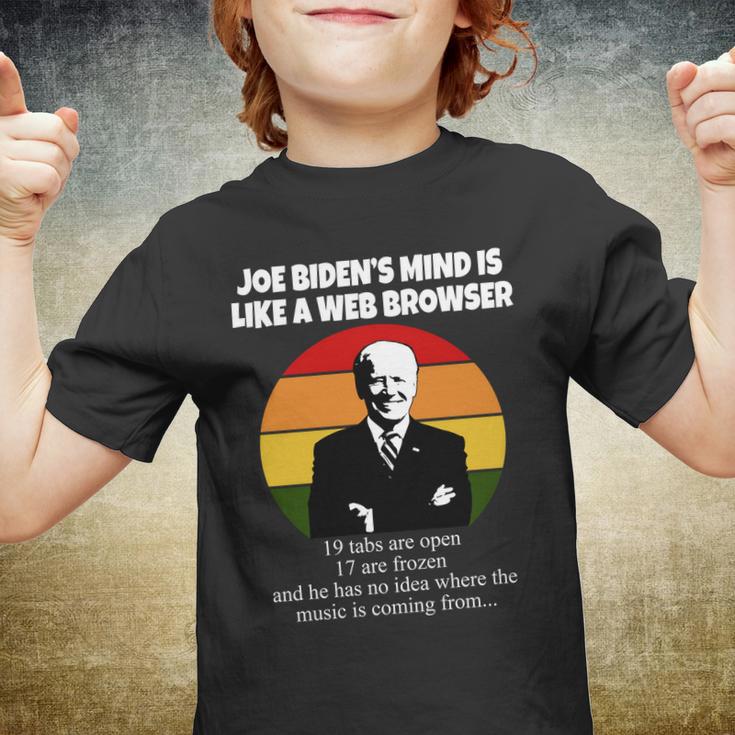 Joe Bidens Mind Is Like A Web Browser Tshirt Youth T-shirt