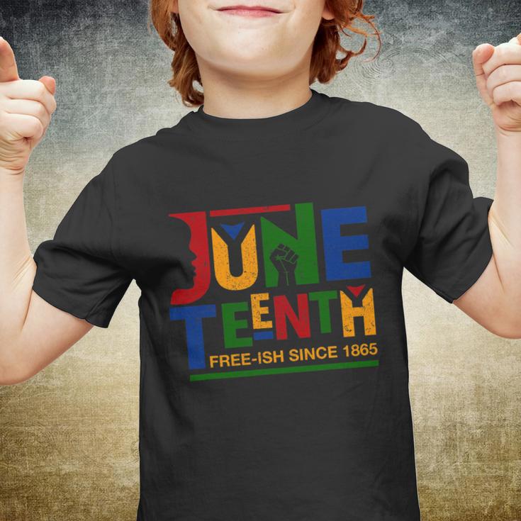 Juneteenth Freeish Since 1865 Shirt Celebration Black Pride Month Youth T-shirt