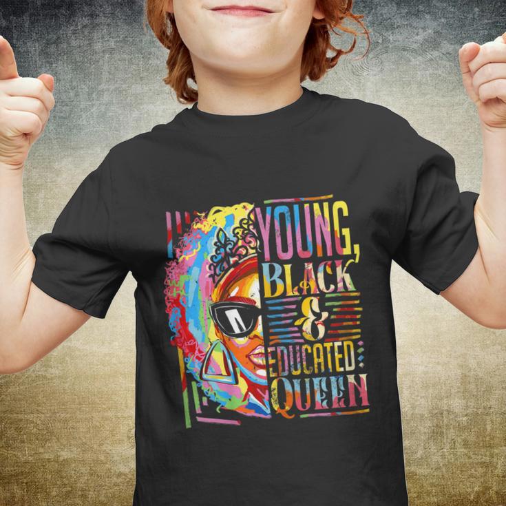 Juneteenth Melanin Afro Black Women Girl Black History Month Youth T-shirt