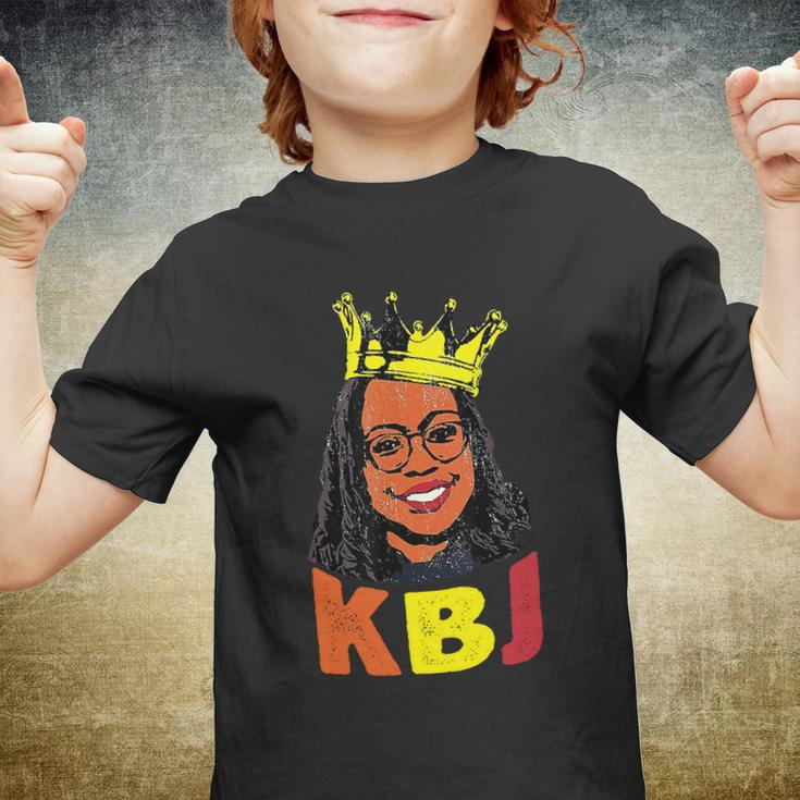 Ketanji Brown Jackson Retro Kbj Crown Tshirt Youth T-shirt