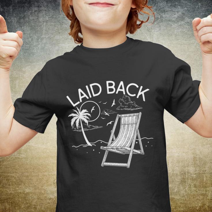 Laid Back Beach Vacation Time Youth T-shirt