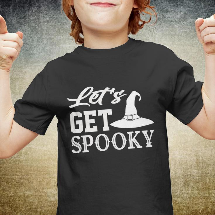 Lets Get Spooky Halloween Quote Youth T-shirt