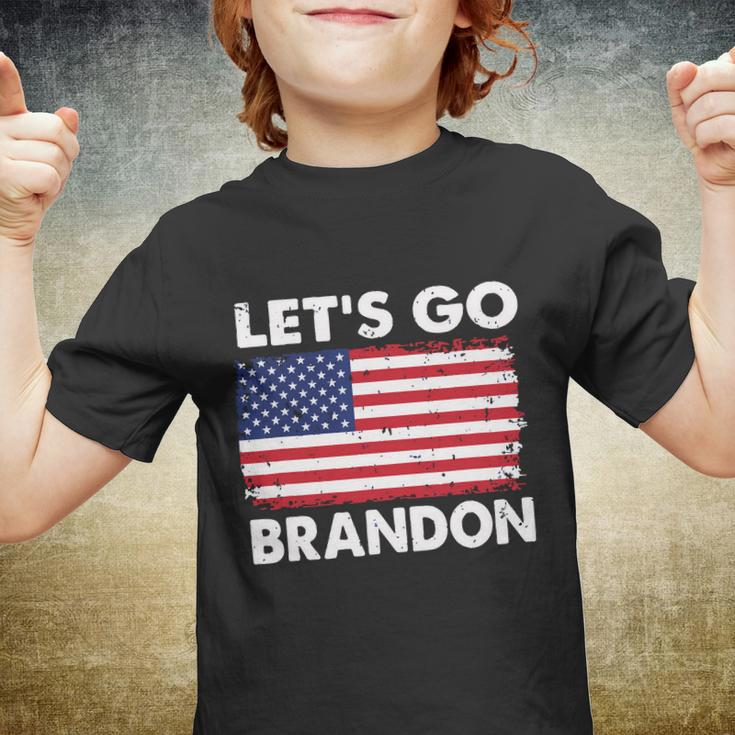 Lets Go Brandon Lets Go Brandon Flag Tshirt Youth T-shirt