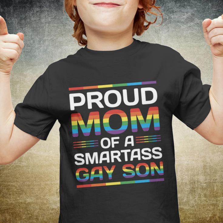 Lgbt Proud Mom Of A Smartass Pride Month Youth T-shirt