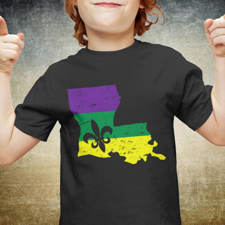 Louisiana Mardi Gras Tshirt Youth T-shirt