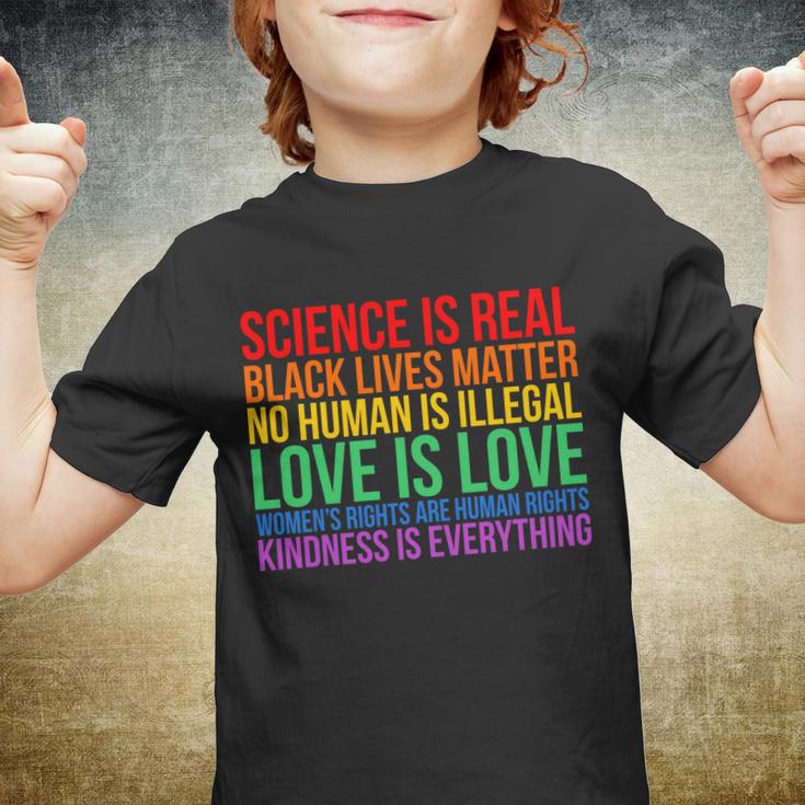 Love Kindness Science Black Lives Lgbt Equality Tshirt Youth T-shirt