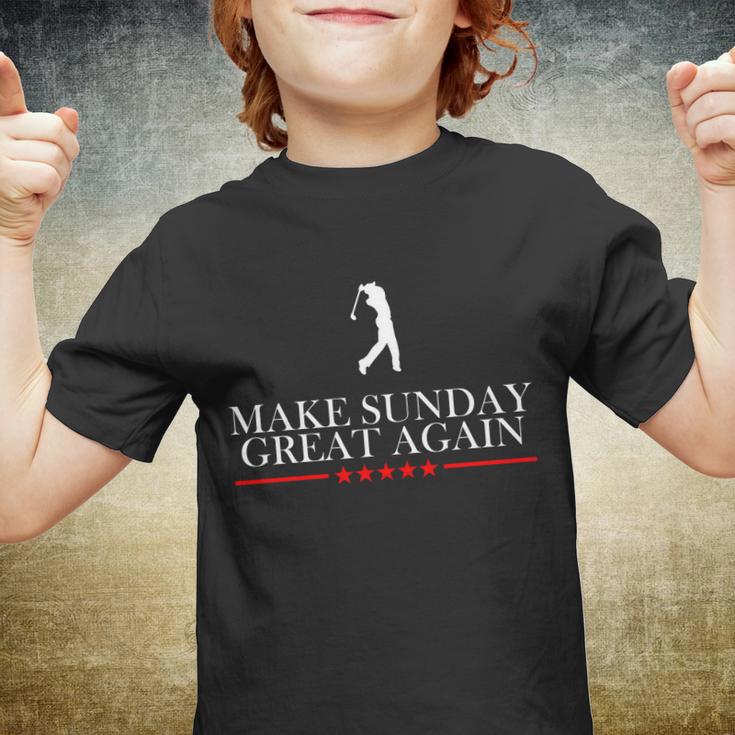 Make Sunday Great Again Golfing V2 Youth T-shirt