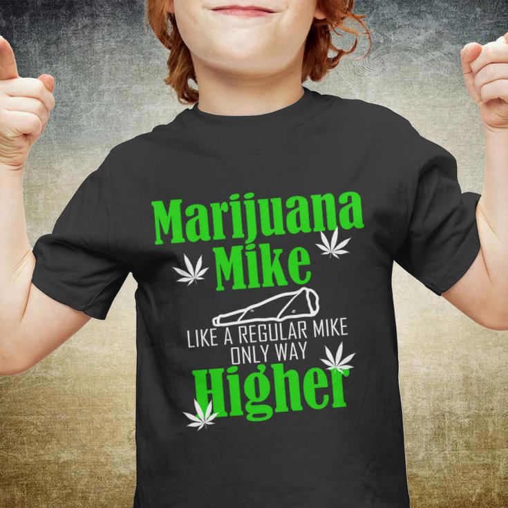 Marijuana Mike Funny Weed 420 Cannabis Tshirt Youth T-shirt