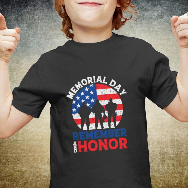 Memorial Day Quote Military Usa Flag 4Th Of July Youth T-shirt