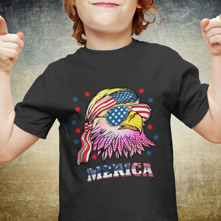 Merica Bald Eagle Mullet American Flag 4Th Of July Gift Youth T-shirt