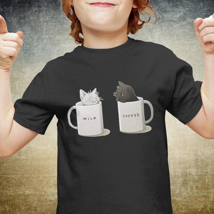 Milk N Coffee Kitties Youth T-shirt
