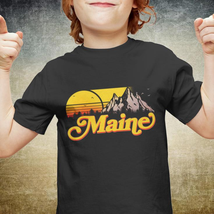 Mountains In Maine Youth T-shirt