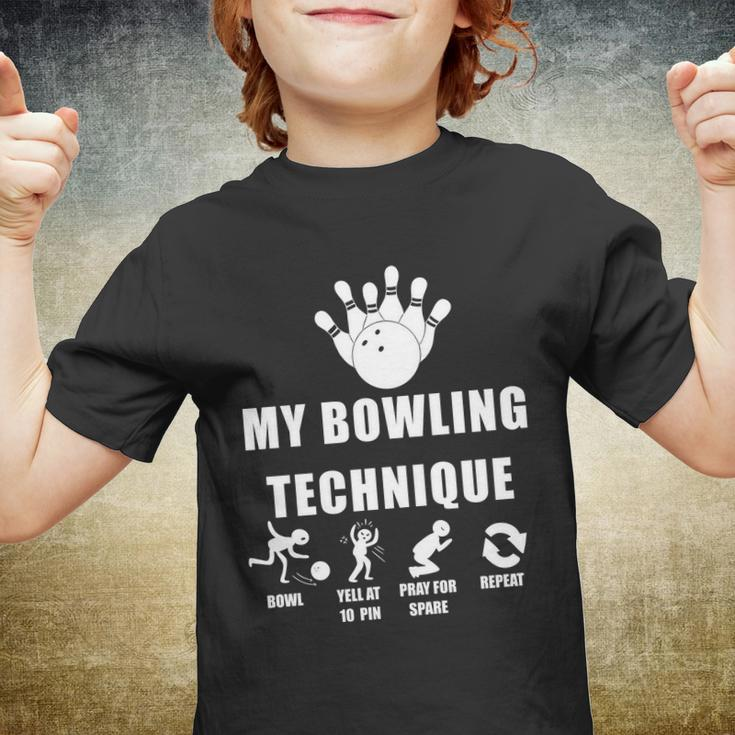 My Bowling Technique Youth T-shirt