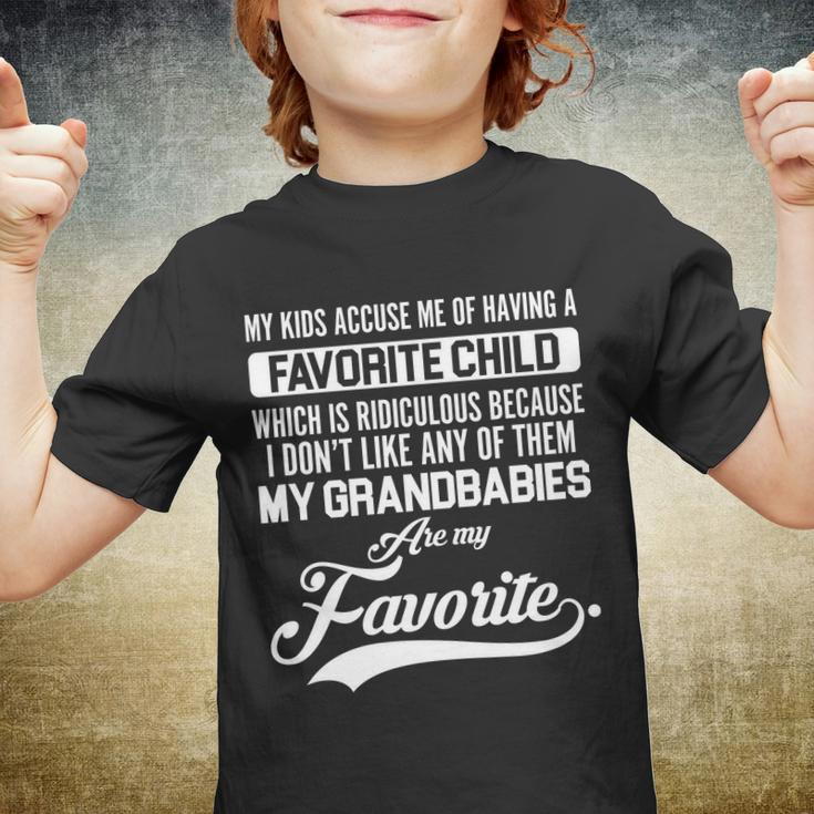 My Grandbabies Are My Favorite - Gift For Grandpa & Grandma Tshirt Youth T-shirt