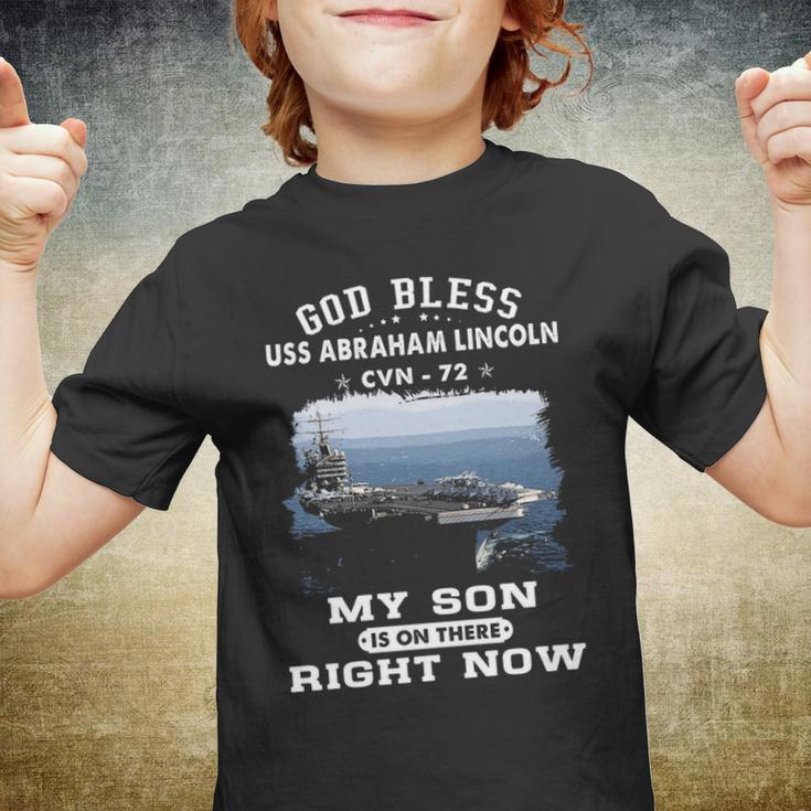My Son Is On Uss Abraham Lincoln Cvn Youth T-shirt
