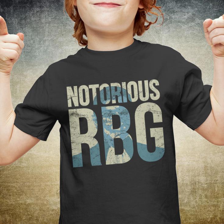 Notorious Rbg Blue Logo Tshirt Youth T-shirt