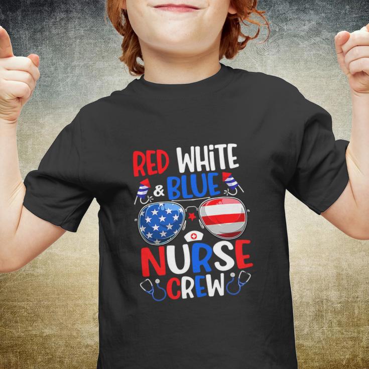 Nurse Crew Sunglasses For 4Th Of July Youth T-shirt