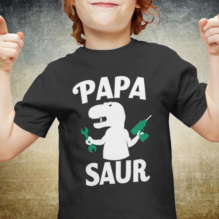 Papa Saur Fix Things Youth T-shirt