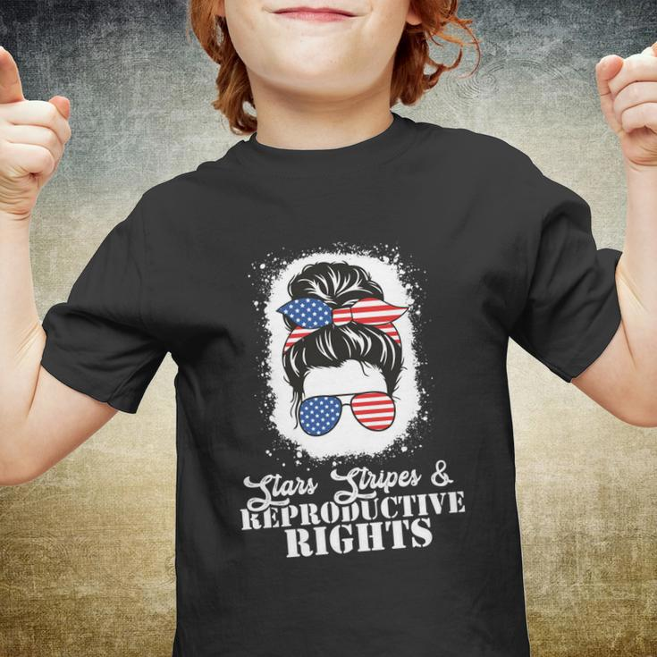 Patriotic 4Th Of July Great Gift Stars Stripes Reproductive Right Gift Youth T-shirt