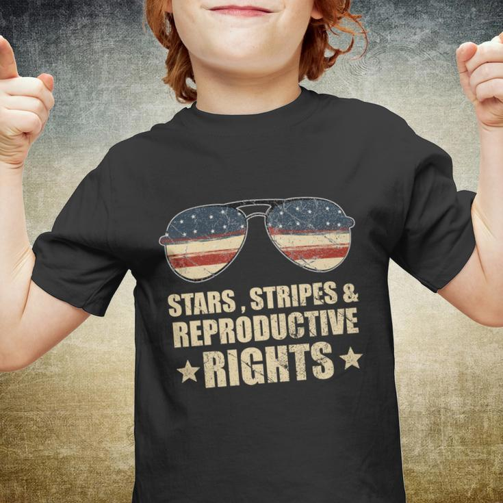 Patriotic 4Th Of July Stars Stripes And Reproductive Rights Funny Gift V2 Youth T-shirt