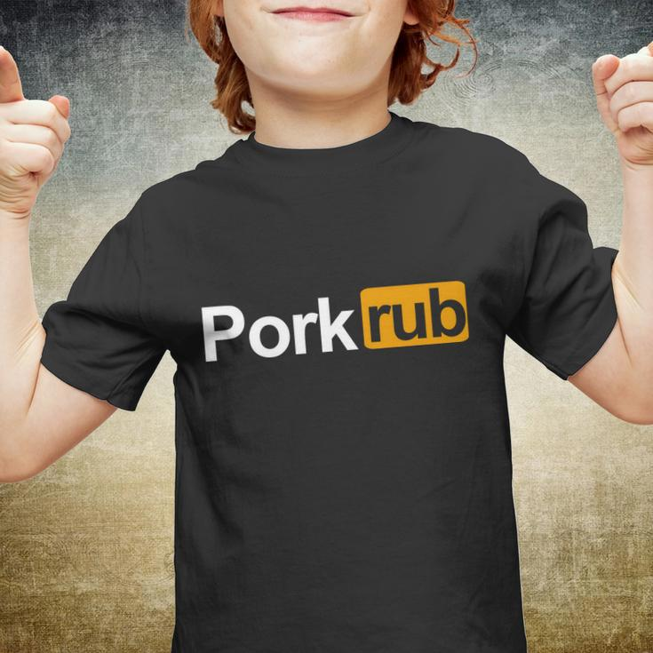 Porkrub Pork Rub Funny Bbq Smoker & Barbecue Grilling Youth T-shirt