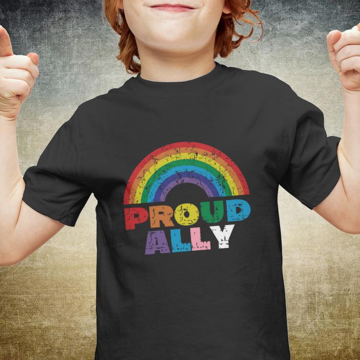 Proud Ally Lgbt Rainbow Gay Pride Month Tshirt Youth T-shirt