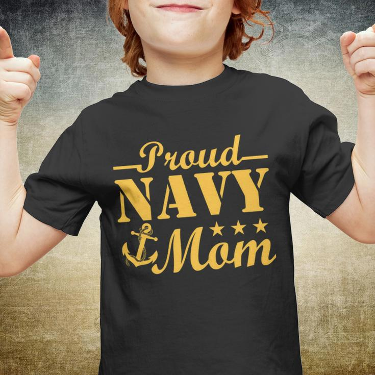 Proud Navy Mom V4 Youth T-shirt