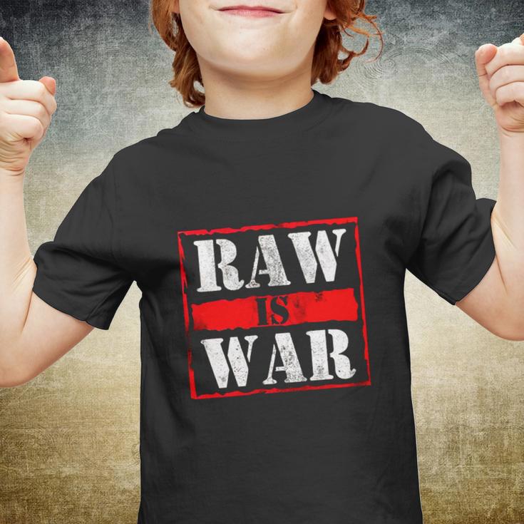 Raw Is War Wrestler Vintage Youth T-shirt