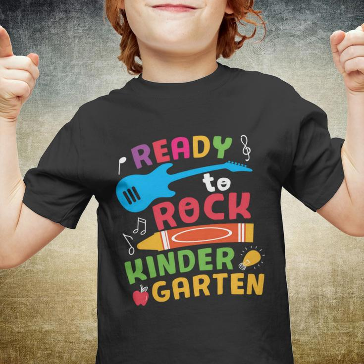 Ready To Rock Kindergarten Cray On Back To School First Day Of School Youth T-shirt
