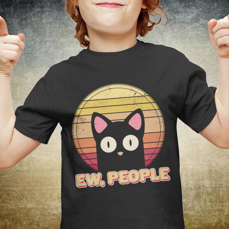 Retro Ew People Funny Cat Youth T-shirt