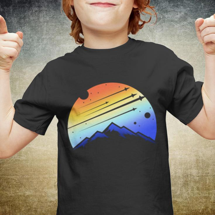 Retro Mountain Stars Youth T-shirt