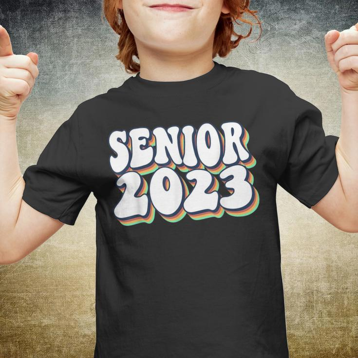 Retro Senior 2023 Back To School Class Of 2023 Graduation Youth T-shirt