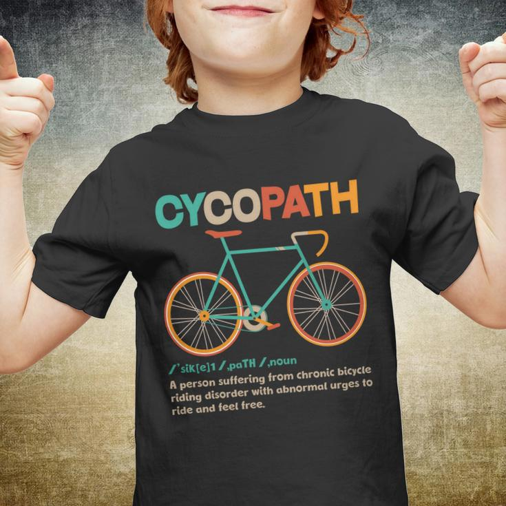 Retro Style Colors Cycopath Definition Youth T-shirt