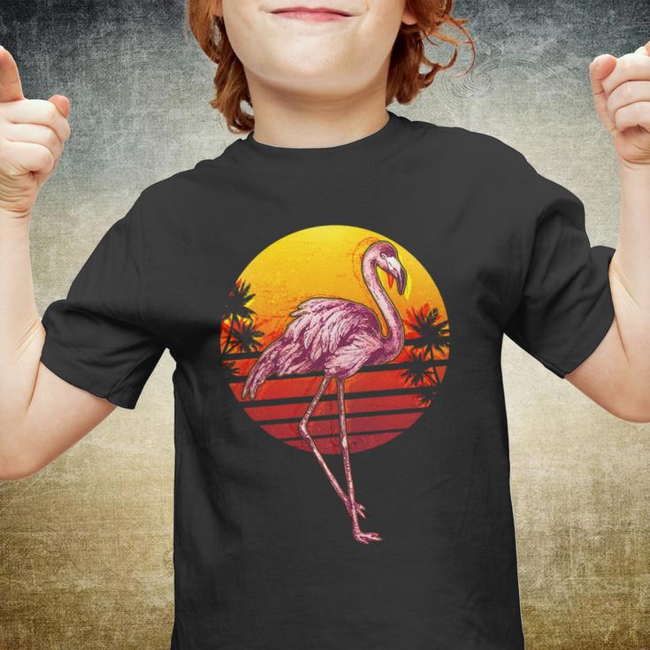 Retro Vintage Flamingo V2 Youth T-shirt