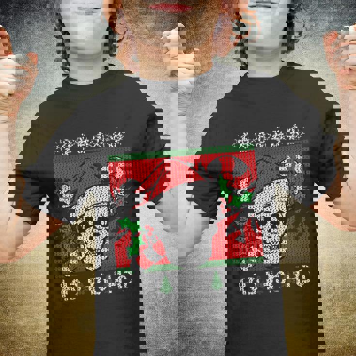 Santa Skull Candy Cane Ugly Christmas Sweater T-Shirt Graphic Design Printed Casual Daily Basic Youth T-shirt Santa Skull Candy Cane Ugly Christmas Sweater T-Shirt Graphic Design Printed Casual Daily Basic Youth T-shirt