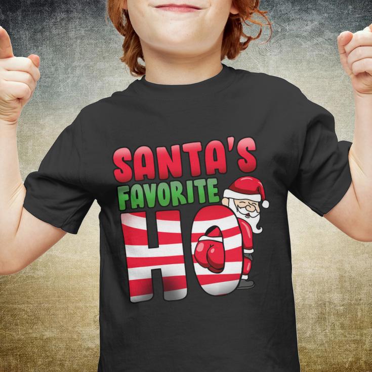 Santas Favorite Ho Funny X-Mas Tshirt Youth T-shirt